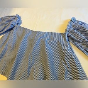 Zara off shoulder striped top